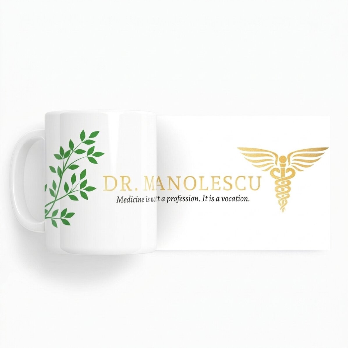 Προσωποποιημένο κύπελλο με κείμενο - Golden Doctor