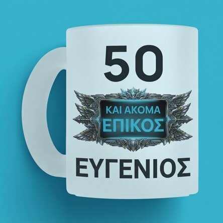 Προσωποποιημένη κούπα με κείμενο για γενέθλια - Inca epic