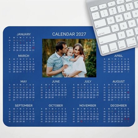 Προσαρμοσμένο mouse pad XL με φωτογραφία - Ημερολόγιο