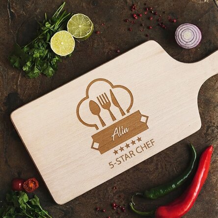 Customised chopping board - 5-star chef