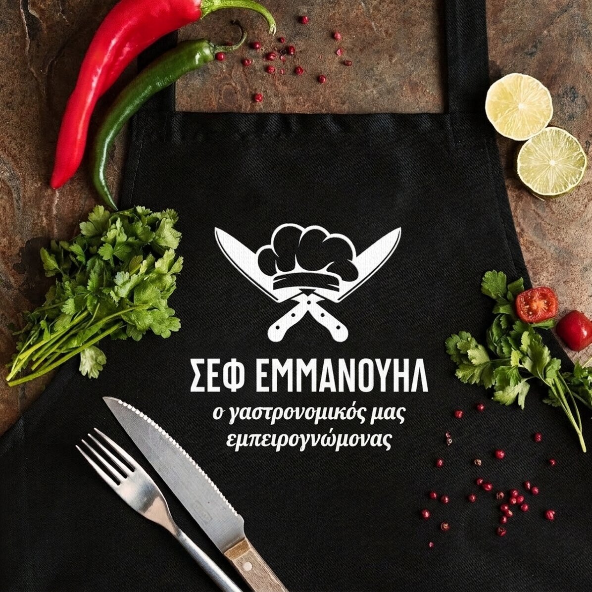 Προσαρμοσμένη κατηγορία - Μάγειρας με μαχαίρια