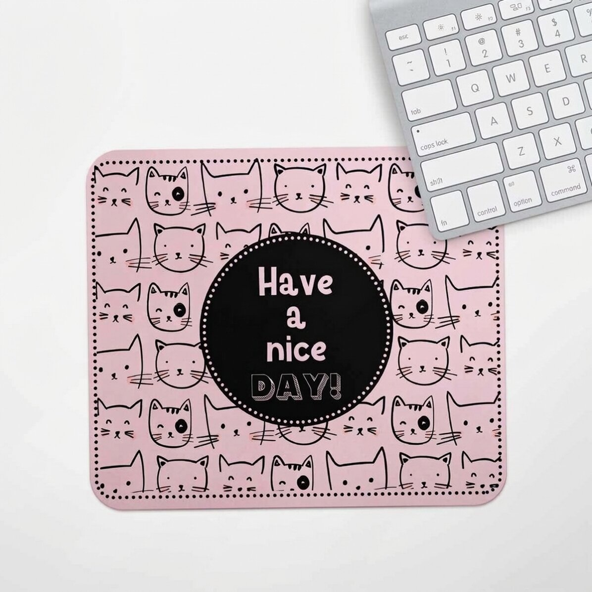 Προσαρμοσμένο mouse pad με κείμενο - Cats