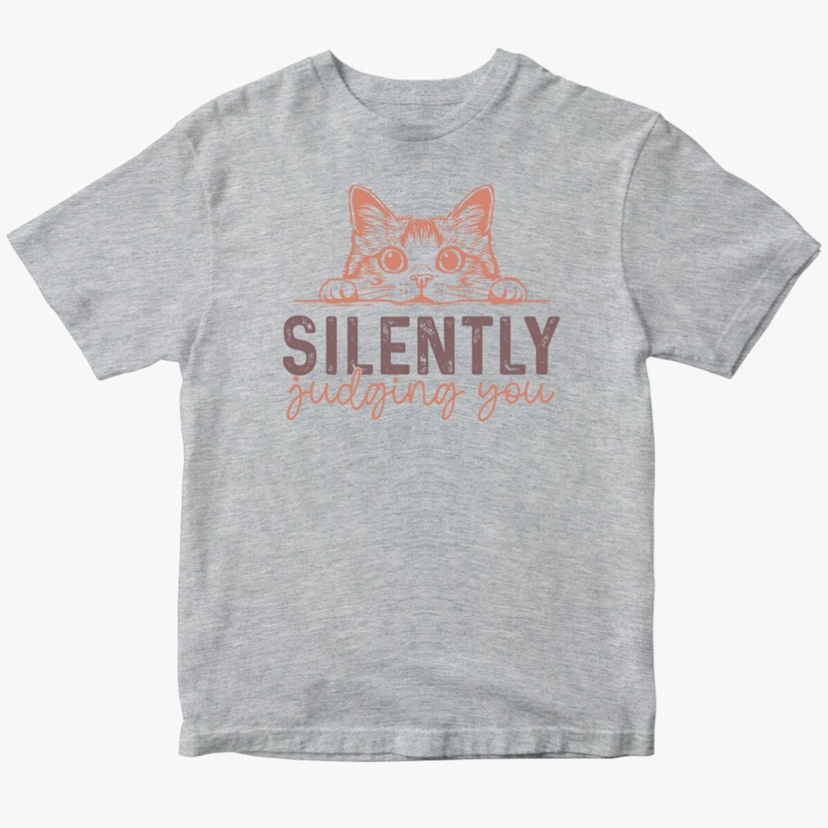 Custom cotton T-shirt - Judging you