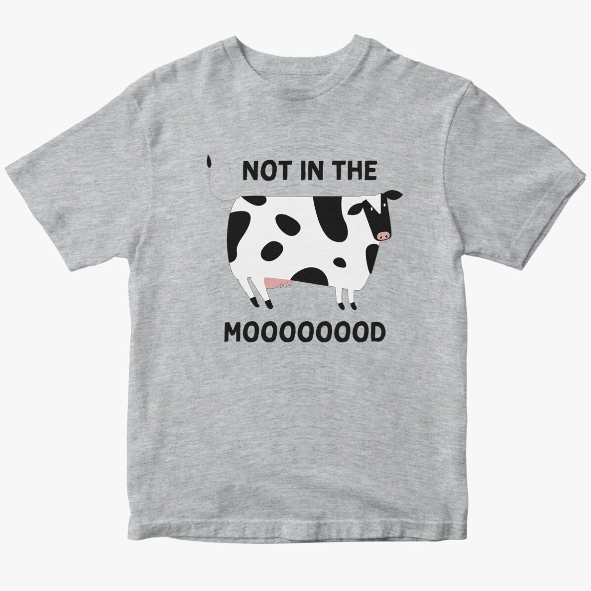 Personalised cotton T-shirt - Not in the MOOd