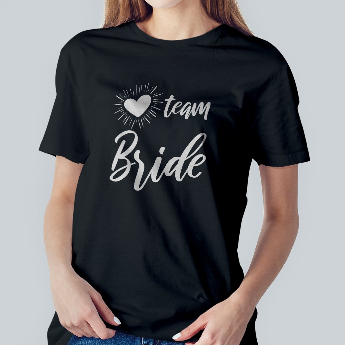 Προσαρμοσμένο μπλουζάκι με κείμενο - Team Bride