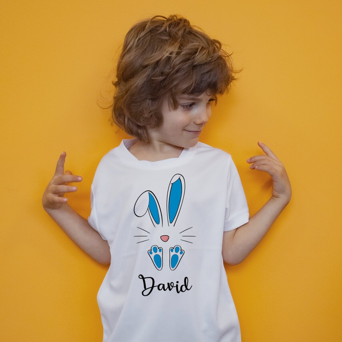 Personalised sports T-shirt with name - Iepuras