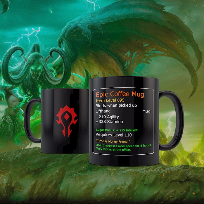 Επική κούπα καφέ World of Warcraft